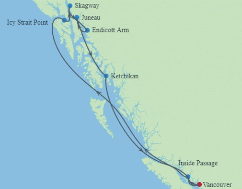 Cruise Destination Map