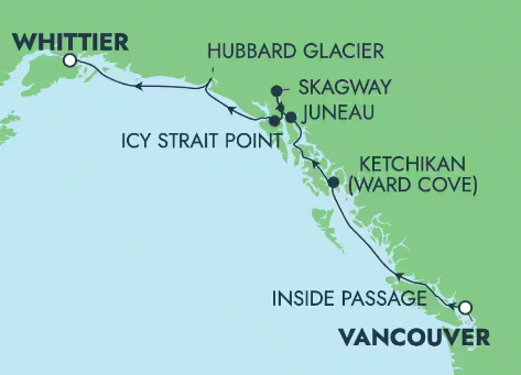 Cruise Destination Map