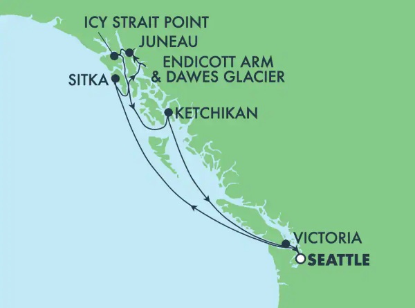 Cruise Destination Map